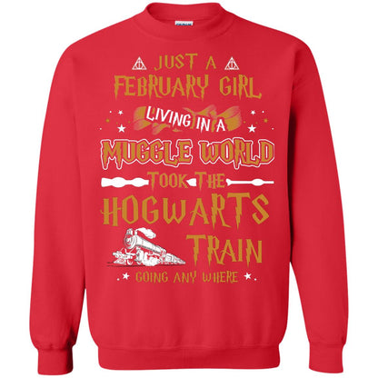 Just A February Girl Living In A Muggle World Took The Hogwarts Train Going Any Where Red