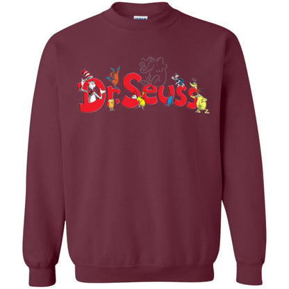 Film Lover T-shirt Dr. Seuss Family T-shirt Maroon