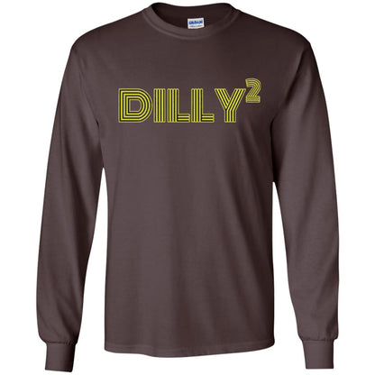 Christmas T-shirt Dilly Squared Dark Chocolate