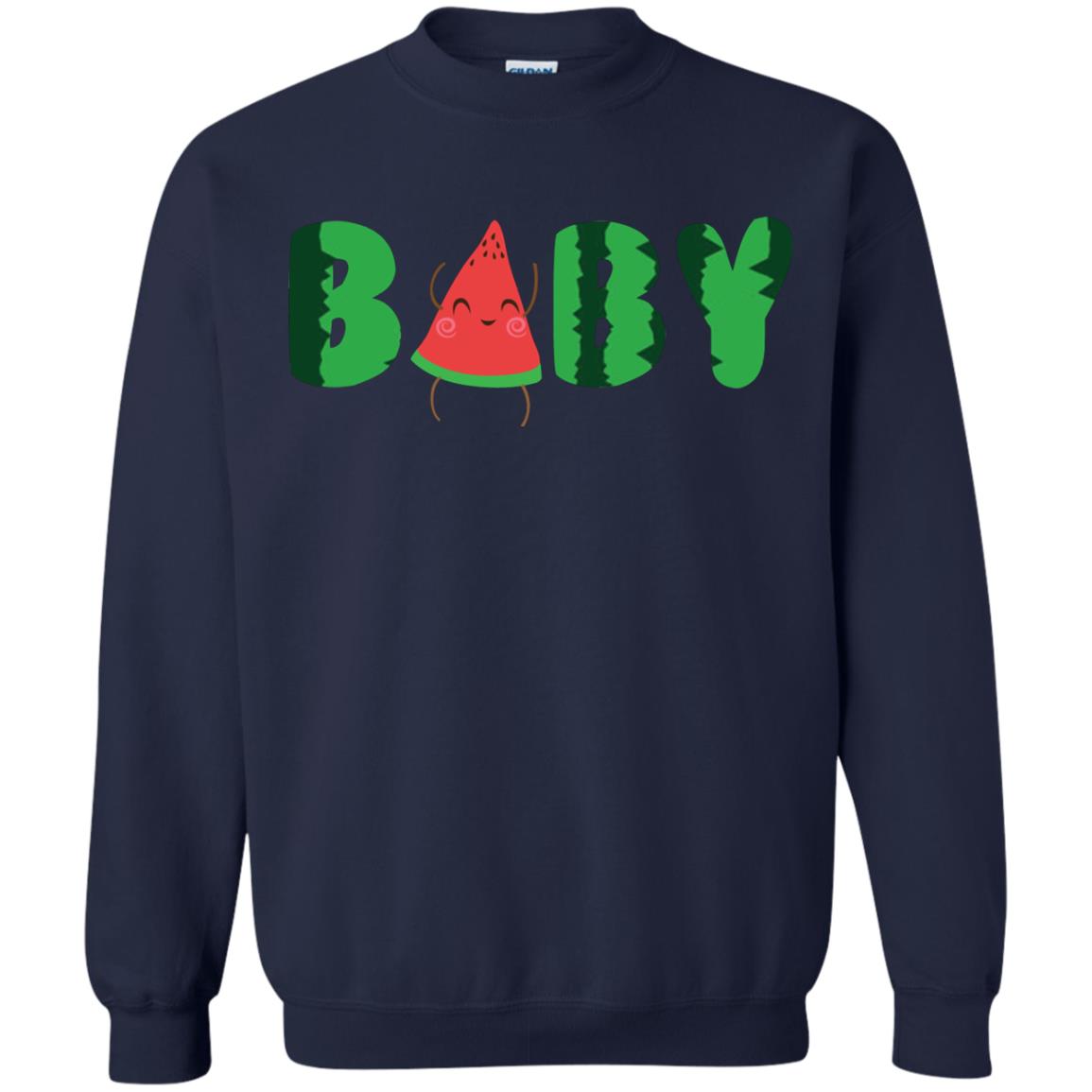 Baby Watermelon Funny Summer Melon Fruit Shirt For Baby Kids Navy