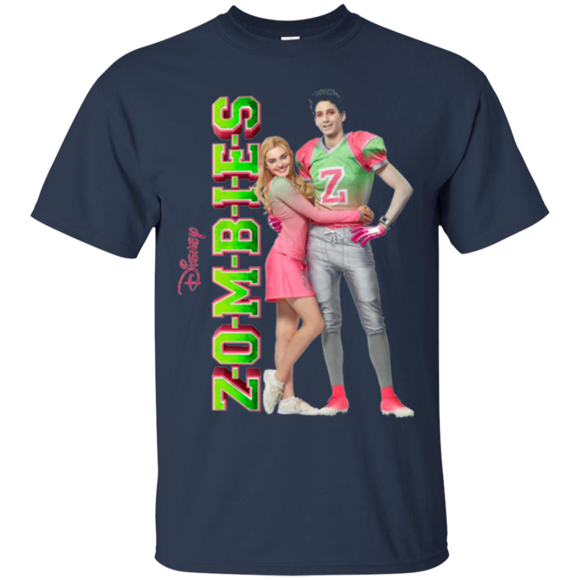 Zombies Cheer Football Lover T-shirt Navy
