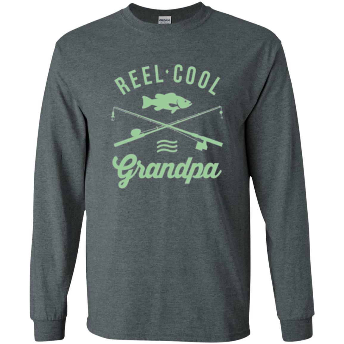 Fisherman T-shirt Retired Grandpa Reel Cool Dark Heather
