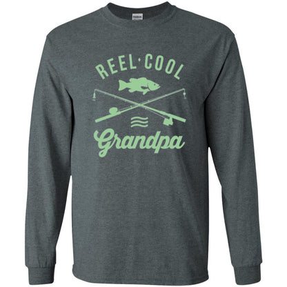 Fisherman T-shirt Retired Grandpa Reel Cool Dark Heather
