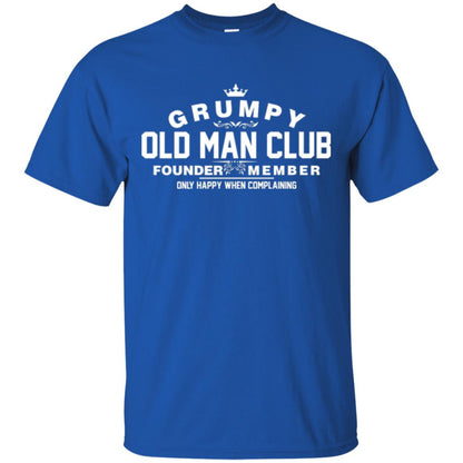 Grumpy Old Man Club Founder Member T-shirt Royal