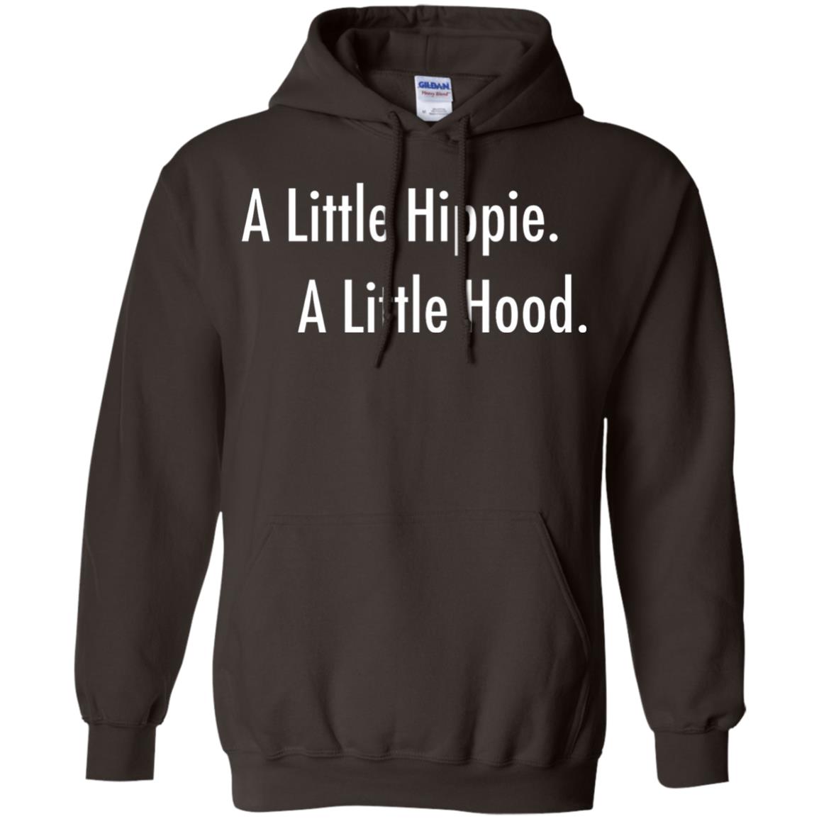 A Little Hippie A Little Hood Shirt Dark Chocolate