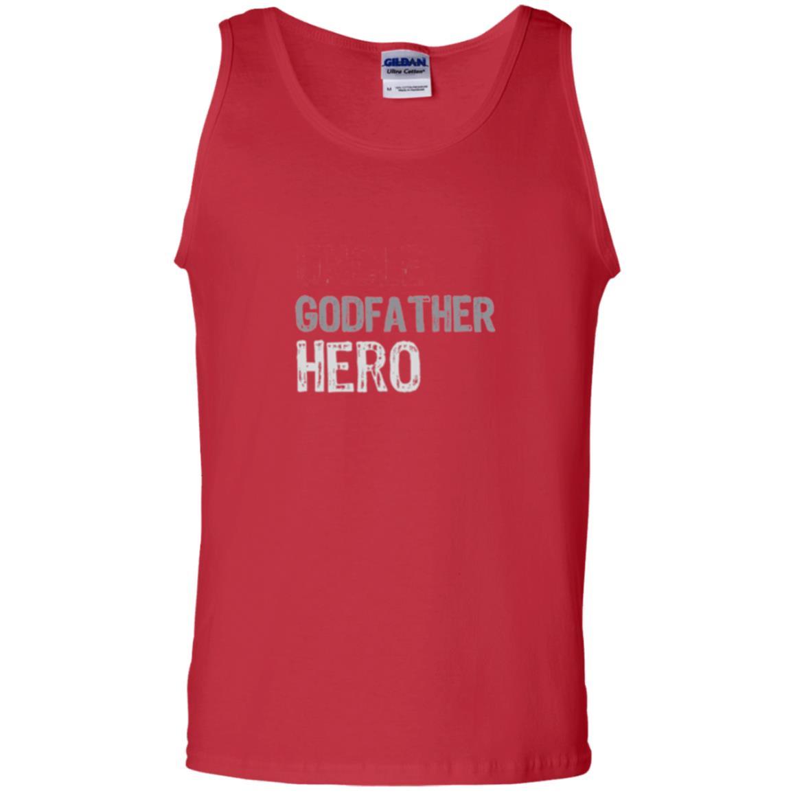 Daddy T-shirt Uncle Godfather Hero T-shirt Red