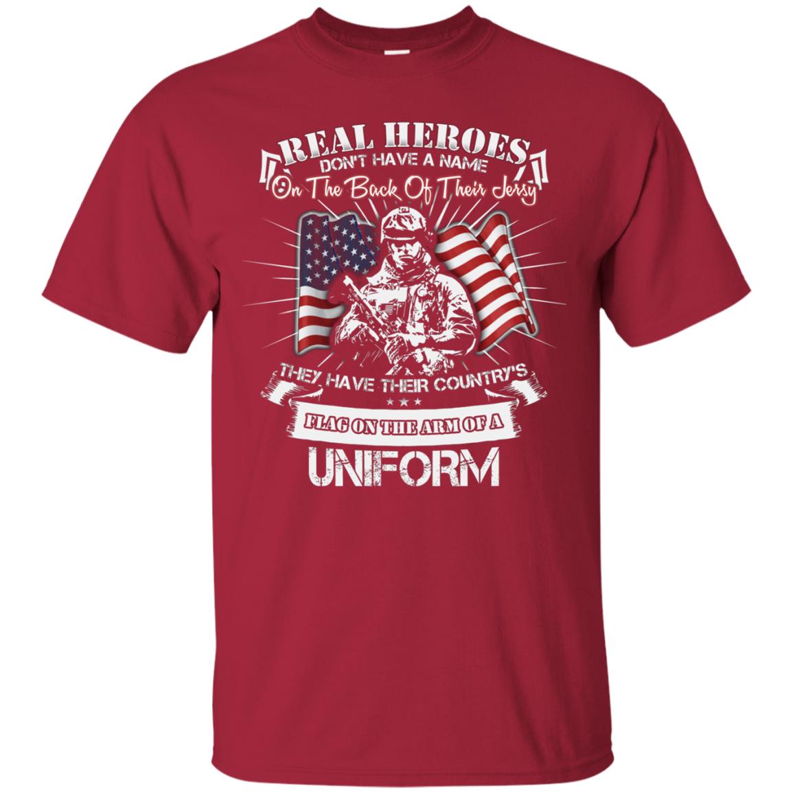 Real Heroes Dont Have A Name On The Back Of Their Jersey They Hev Their Country Flag On The Arm Of A Uniform Cardinal