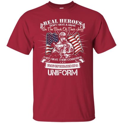Real Heroes Dont Have A Name On The Back Of Their Jersey They Hev Their Country Flag On The Arm Of A Uniform Cardinal