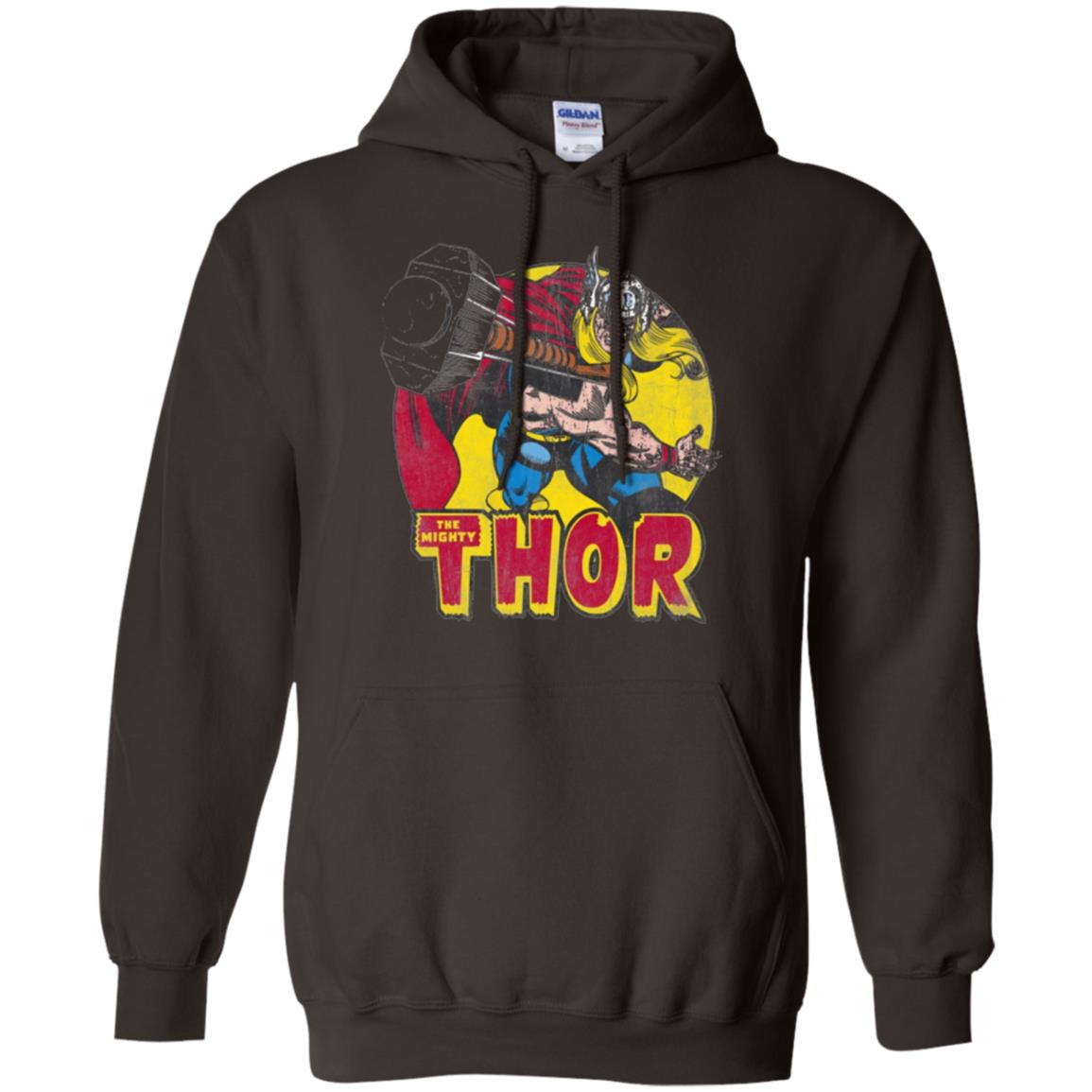 Comic Marvel T-shirt The Mighty Thor Dark Chocolate