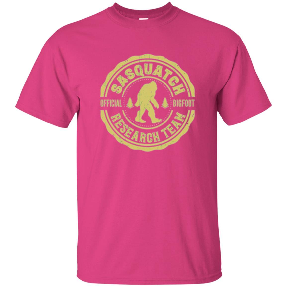 Squatchin Gone T-shirt Finding Sasquatch Bigfoot Research Team Heliconia