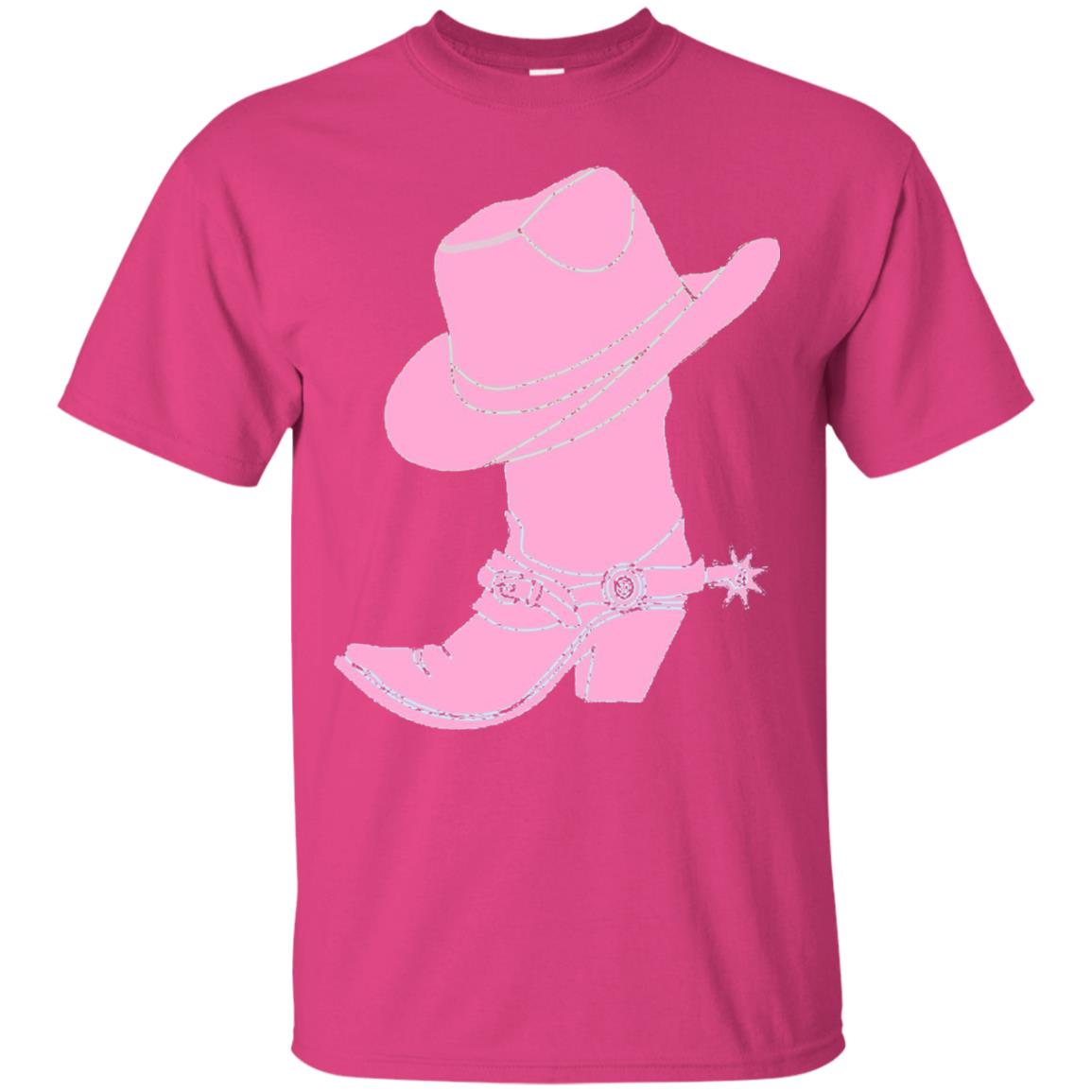 Cowgirl Boots Western Wear T-shirt Heliconia