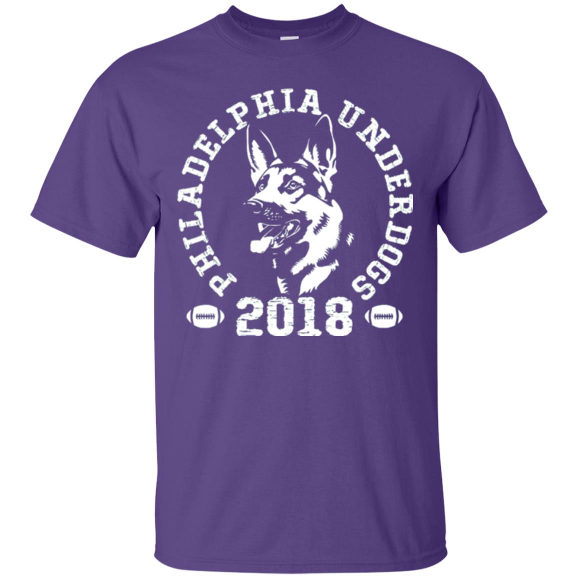 Dog Lover T-shirt Philadelphia Underdogs T-shirt Purple