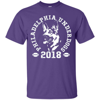 Dog Lover T-shirt Philadelphia Underdogs T-shirt Purple