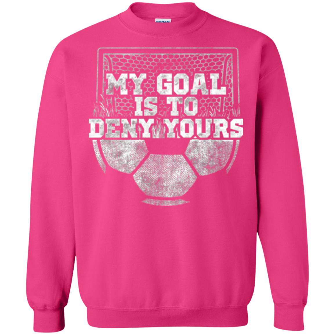 Cute Soccer Goalie Keeper T Shirt My Goal Is To Deny Yours Heliconia