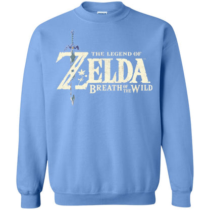Game T-shirt Nintendo Zelda Breath Of The Wild Carolina Blue