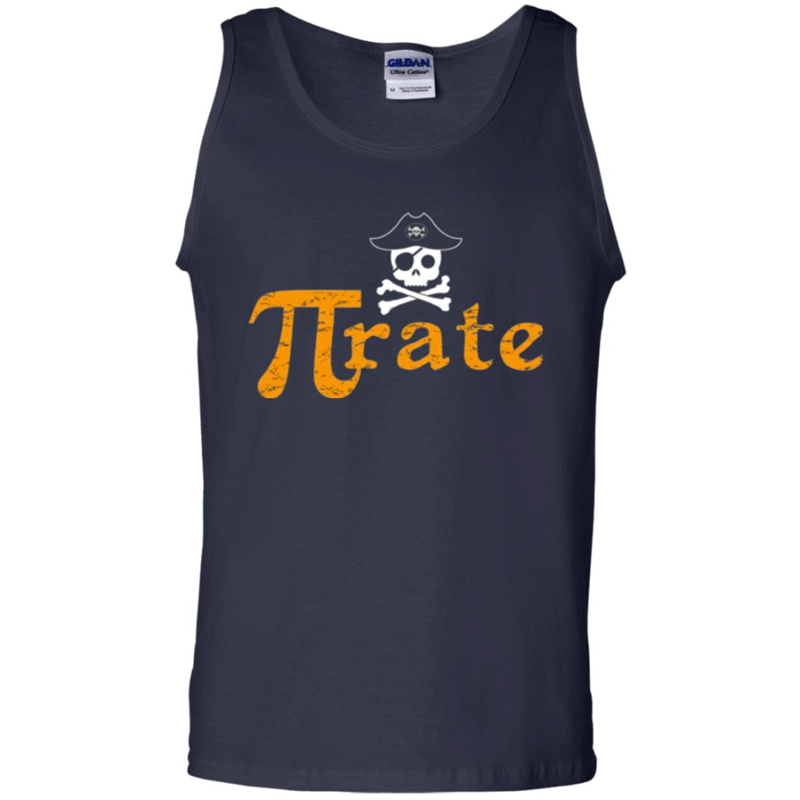 Math Pirate Pi Day T-shirt Funny Math Pirate Navy