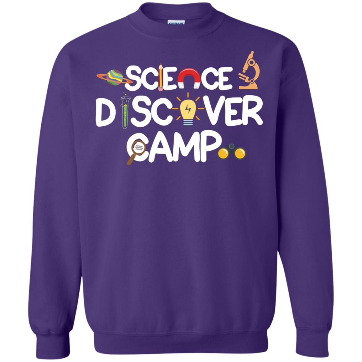 Science Discover Camp Summer Trip Shirt Purple