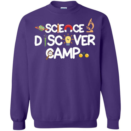 Science Discover Camp Summer Trip Shirt Purple