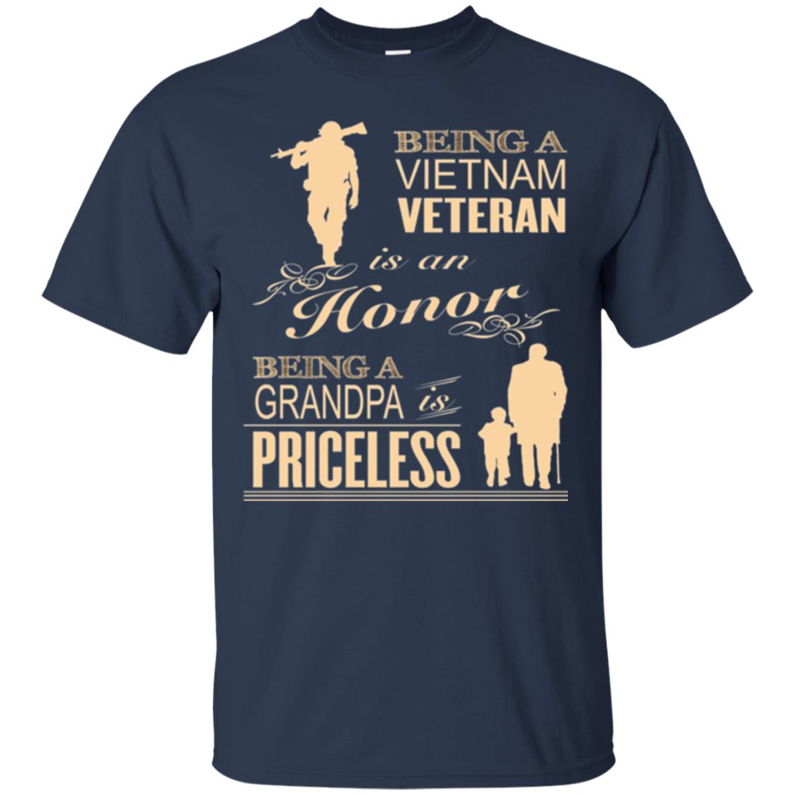 Veteran T-shirt Being A Vietnam Veteran Is An Honor Navy