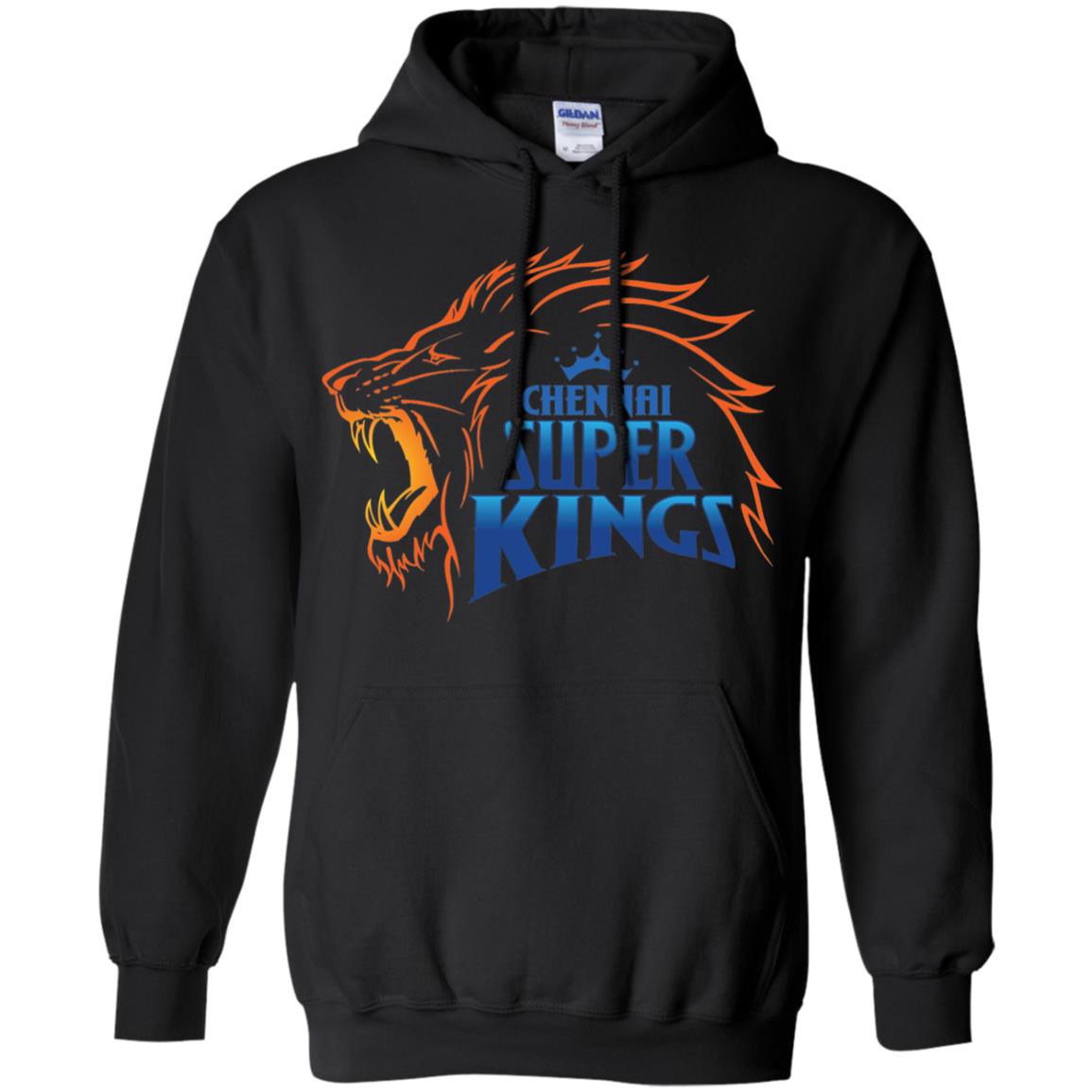 Chennai Super Kings Cricket Fans 2018 T-shirt Black