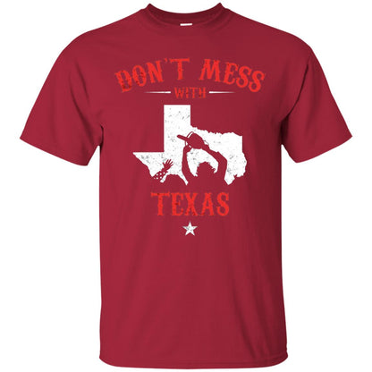 Don_t Mess With Texas Chainsaw T-shirt Cardinal