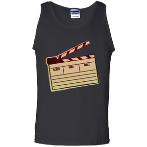 Movie Clapper Filmmaker Film Student ShirtG220 Gildan 100% Cotton Tank Top