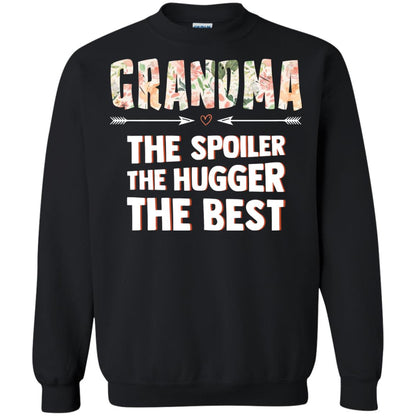 Grandma The Spoiler The Hugger The Best Nana Shirt Black