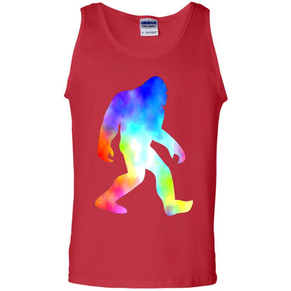 Bigfoot Sasquatch Neon T-shirt Red