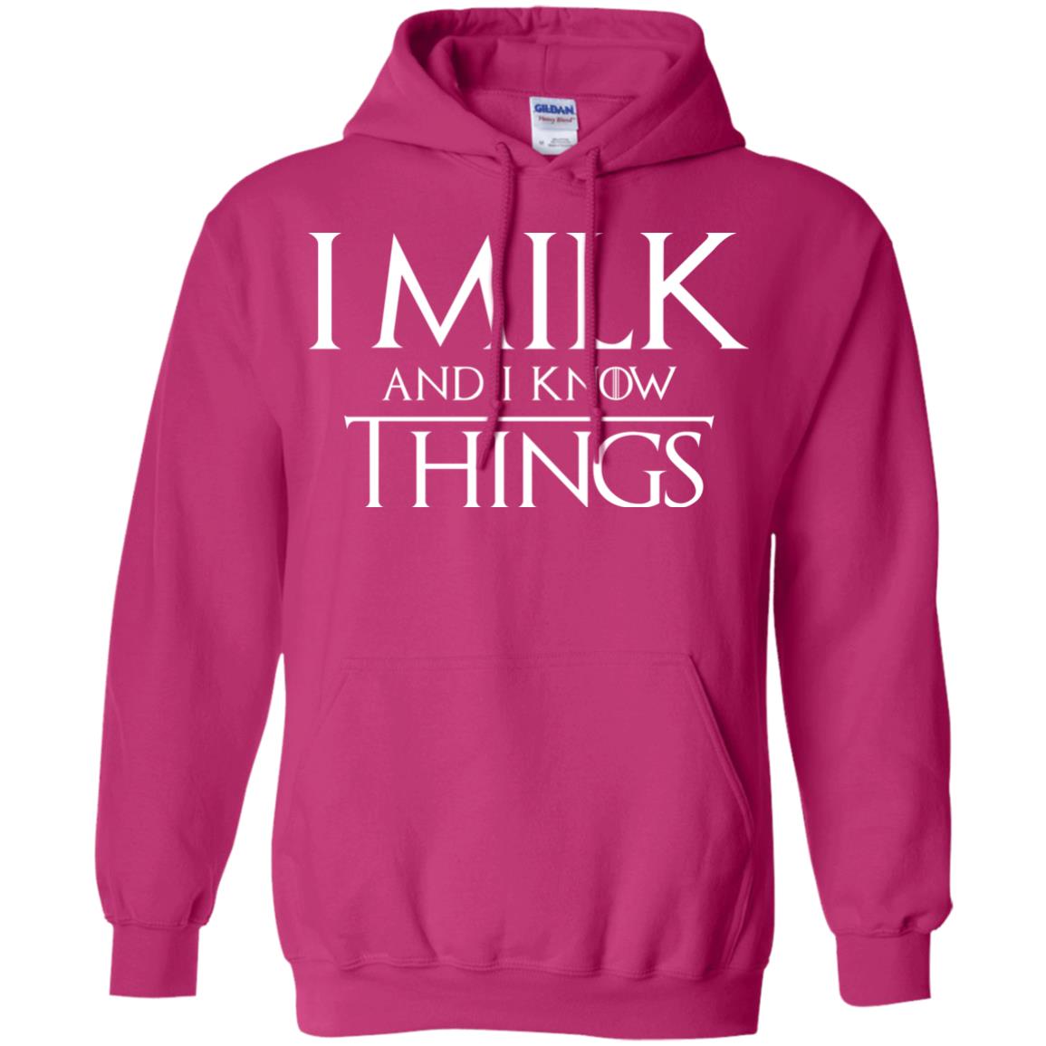 I Milk And I Know Things Game Of Thrones Fan T-shirt Heliconia