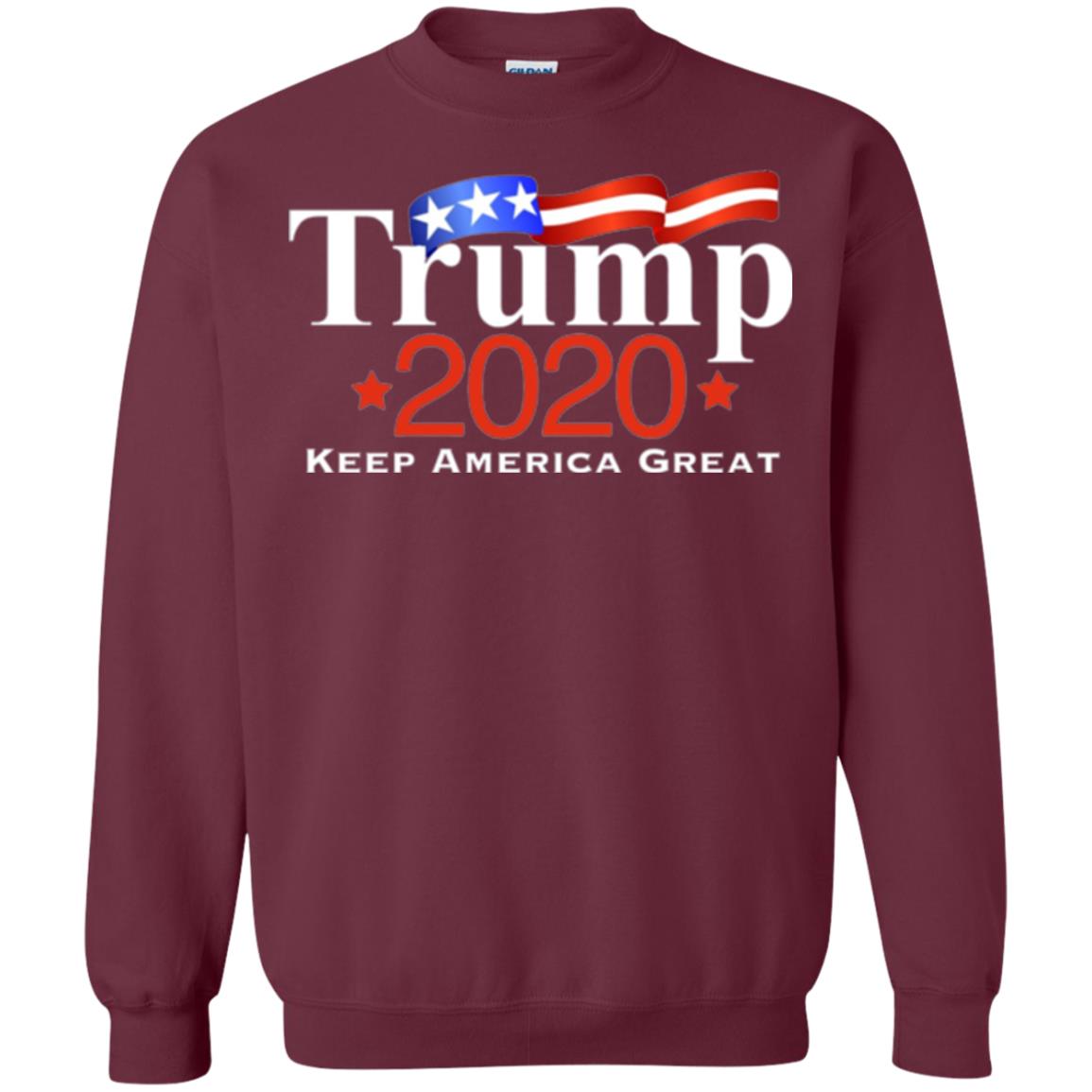 Pro Trump 2020 Keep America Great T-shirt Maroon