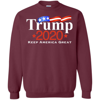 Pro Trump 2020 Keep America Great T-shirt Maroon