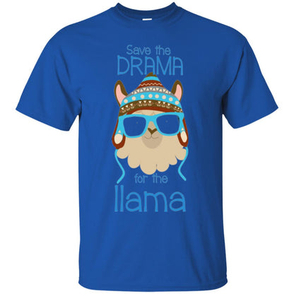 Llama Lovers T-shirt Save The Drama For The Llama Royal
