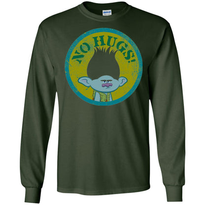 Dream Works_ Trolls No Hugs T-shirt Forest Green