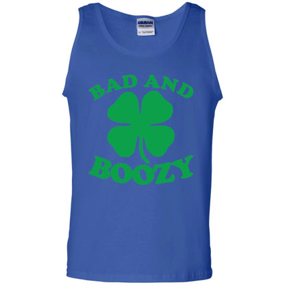 Bad And Boozy Saint Patricks Day T-shirt Royal
