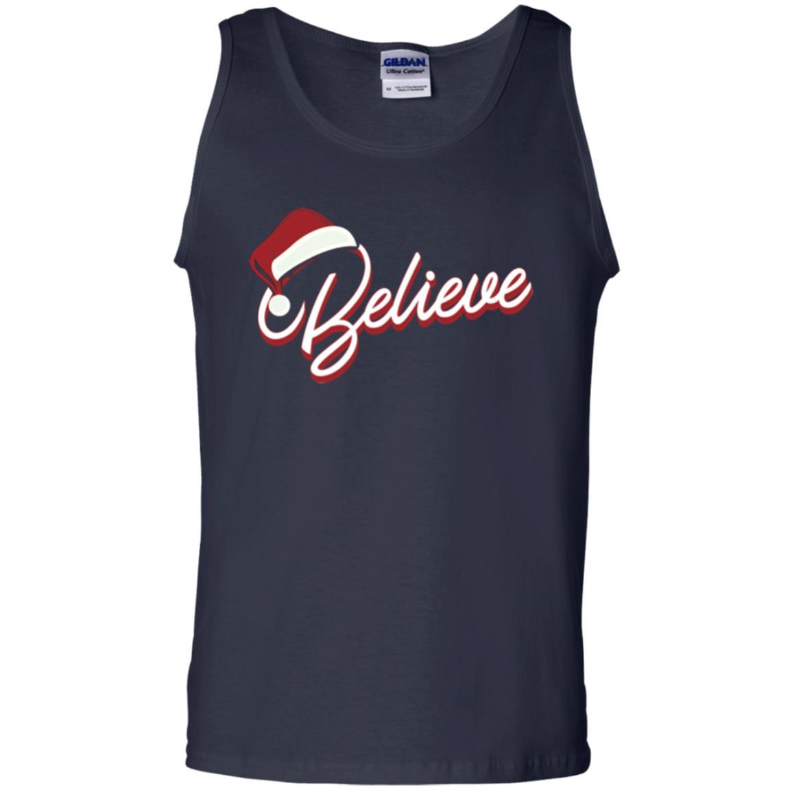 Christmas T-shirt Believe In Santa Claus Navy