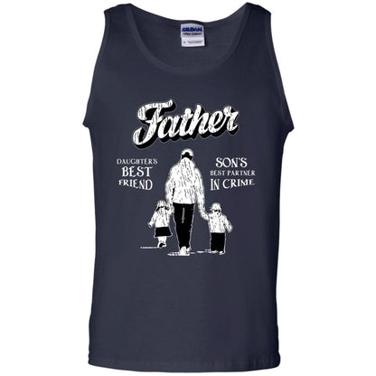 Father Is Daugther's Best Friend Son's Best Partner In Crime Shirt Navy