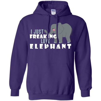 I Just Freaking Love Elephant Shirt Purple