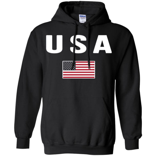 American Flag Us America United States T-shirt Black