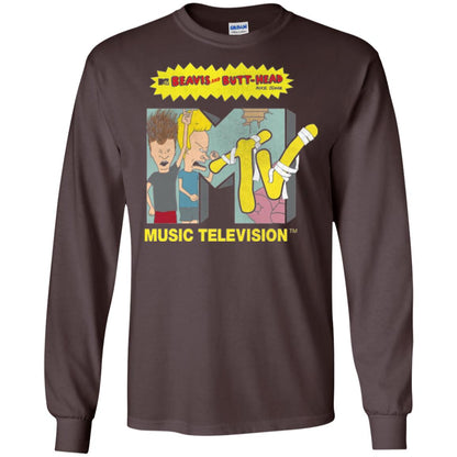 Mtv Logo T-shirt Beavis And Butt Head Dark Chocolate