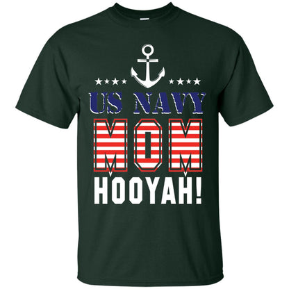 Us Navy Mom Hooyah Shirt Forest