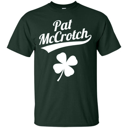 Funny Pat Mccrotch St. Patricks Shamrock T-shirt Forest