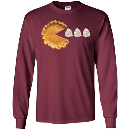 Pumpkin Pie Thanksgiving T-shirt Maroon