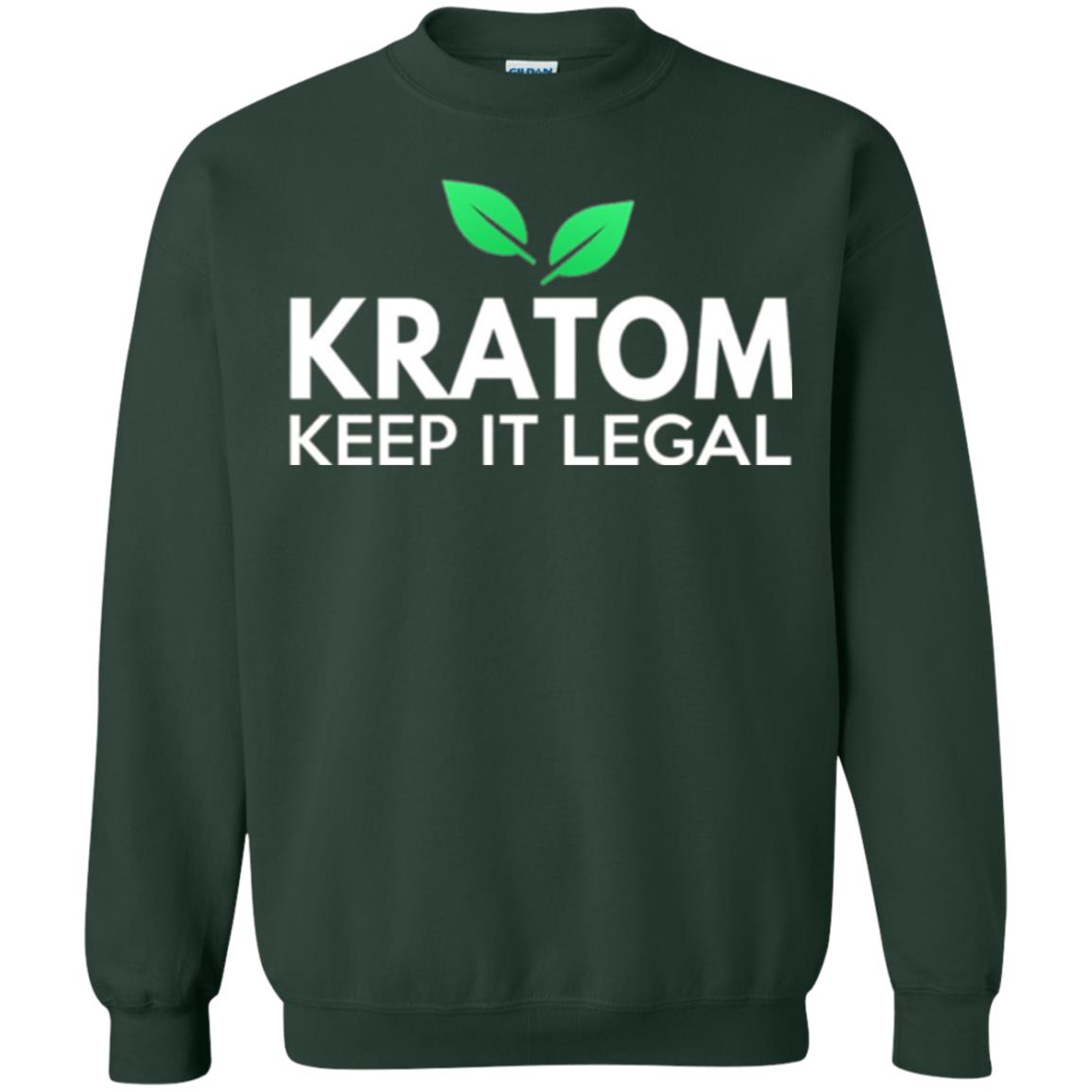 Kratom Keep It Legal T-shirt Forest Green