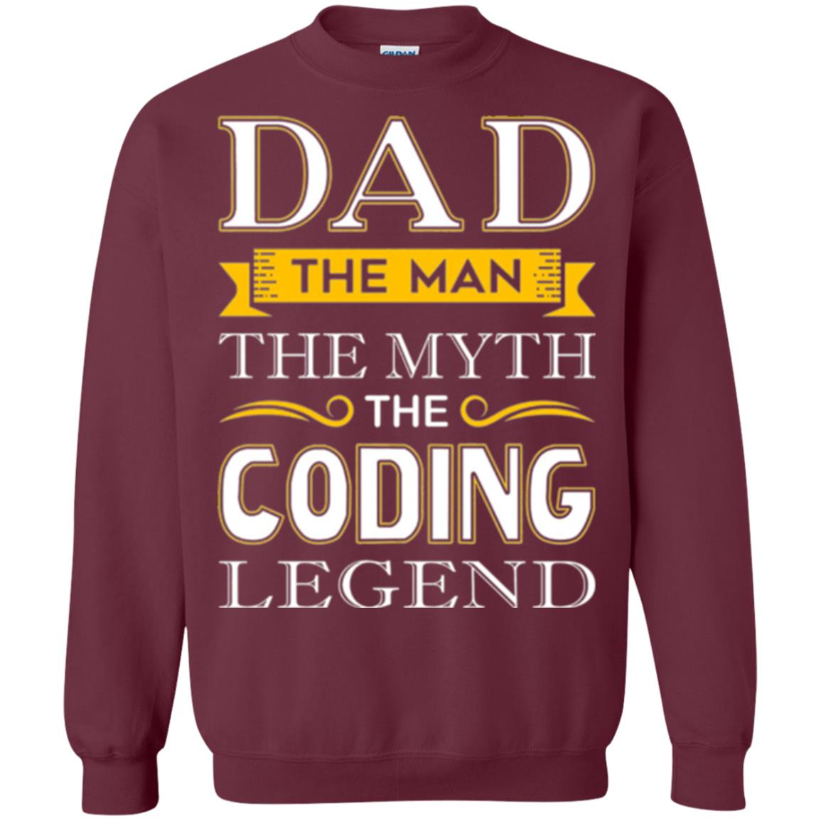 Daddy T-shirt The Man The Myth Colding Legend Maroon