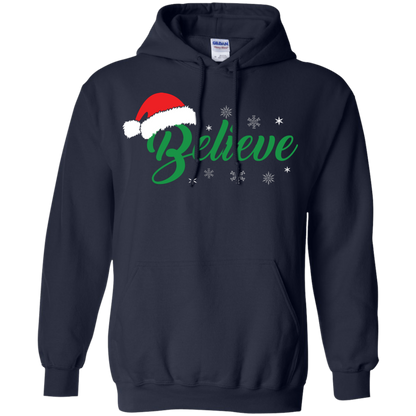 Christmas T-Shirt Believe In Santa Navy