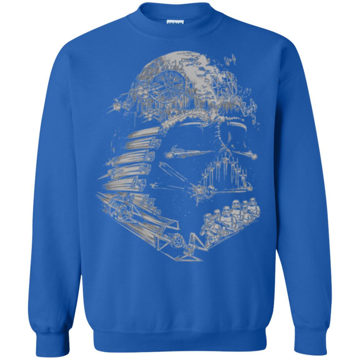 Film T-shirt Star Wars Darth Vader Build The Empire Graphic Royal