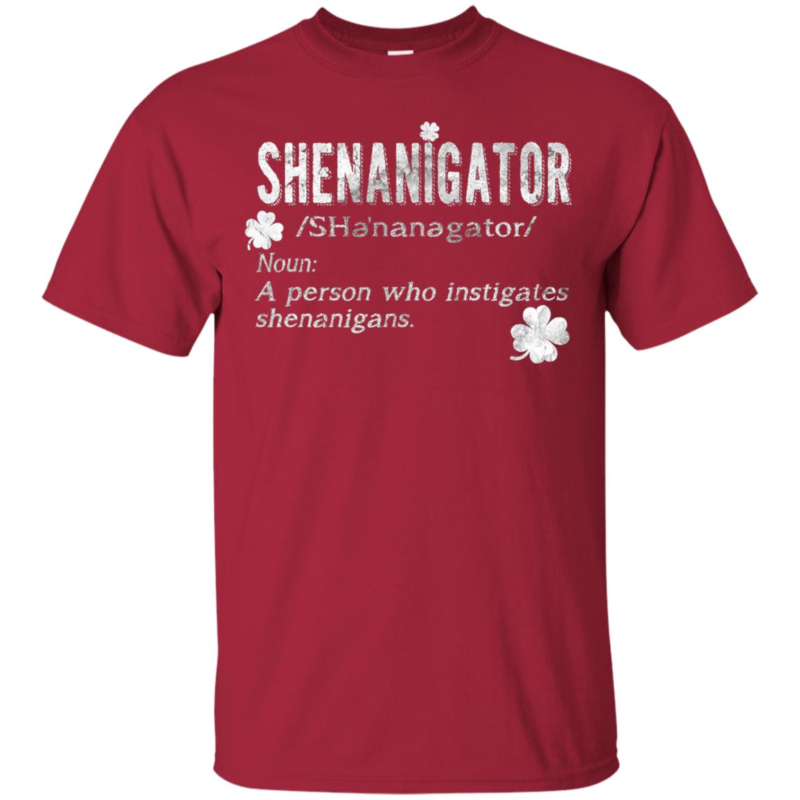 Shenanigator Shamrocks St. Patrick Day Shirt For Irish Cardinal