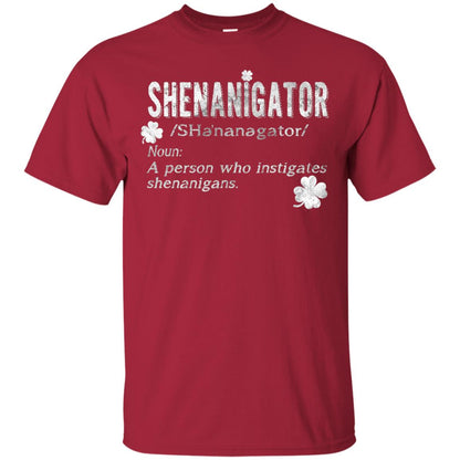 Shenanigator Shamrocks St. Patrick Day Shirt For Irish Cardinal