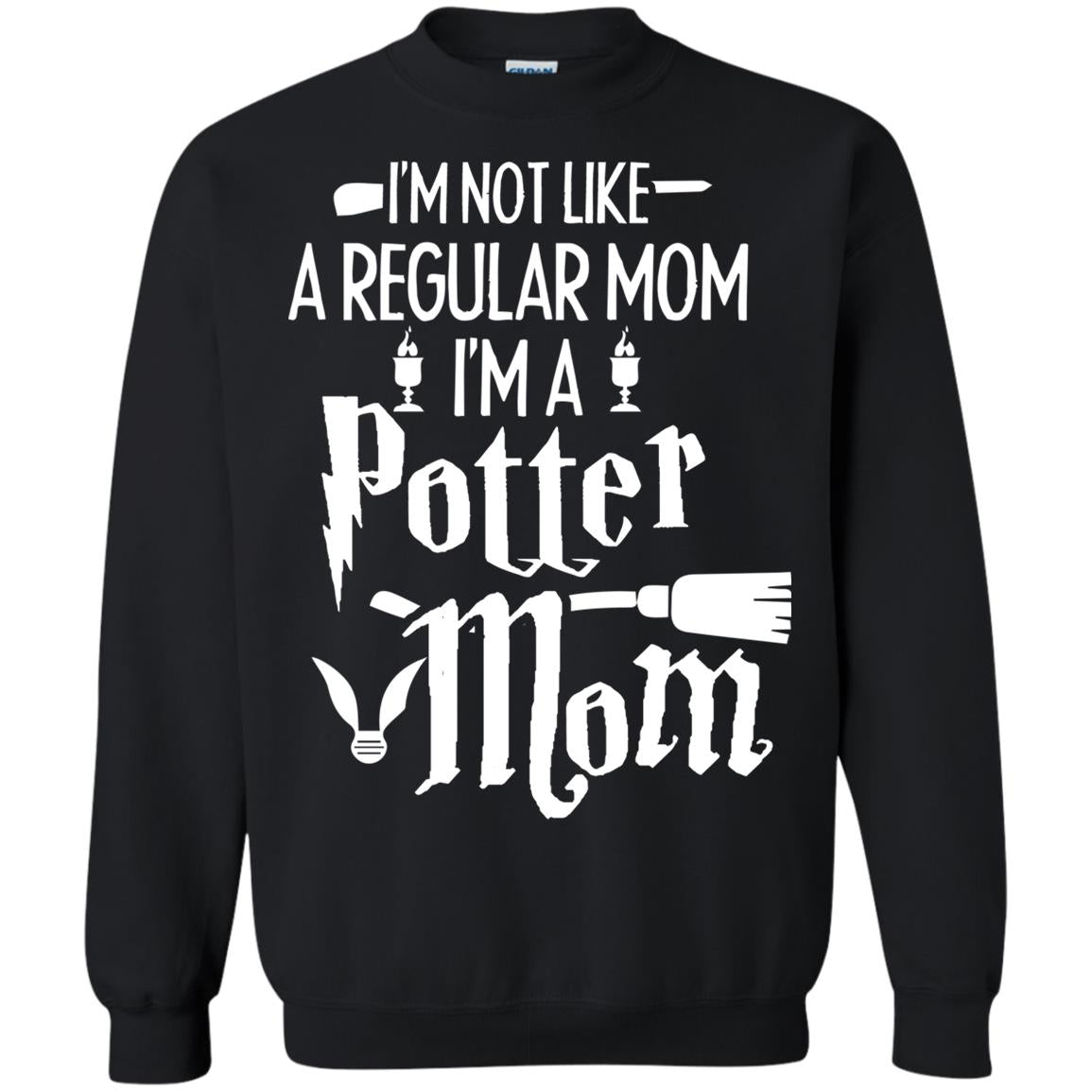 I'm Not Like A Regular Mom, I'm A Potter Mom Harry Potter Fan Shirt Black