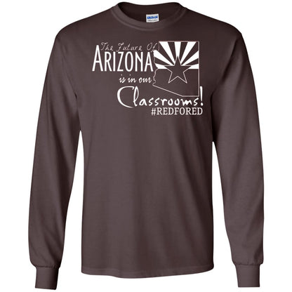 Arizona Teacher Tshirt The Future Of Arizona Is In Our Classrooms Dark Chocolate